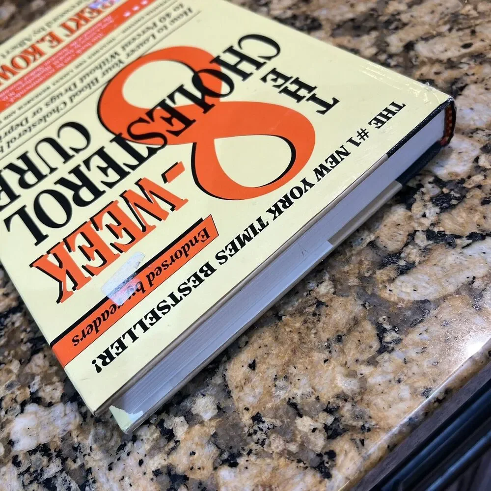 8 Week Cholesterol Cure by Kowalski 1987 Healthy Diet Hardcover Cookbook